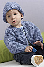 Oakwood Cardigan and Hat