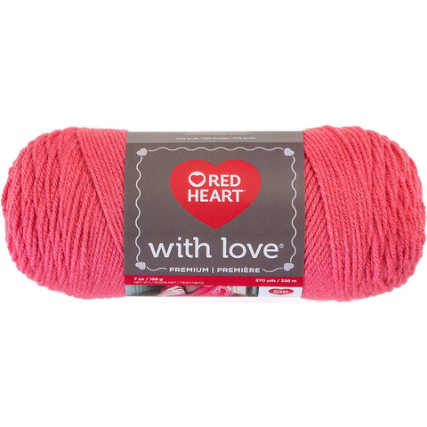 Red Heart® With Love Yarn Papaya