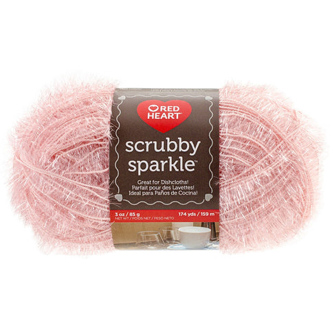 Red Heart® Scrubby Sparkle Yarn Grapefruit