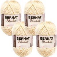 Bernat® Blanket Big Ball Yarn Vintage White, Multipack Of 4