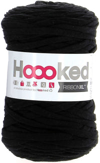 Hoooked Ribbon XL Yarn Black Night