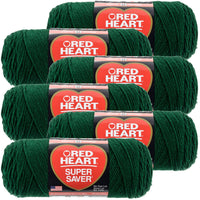 Red Heart® Super Saver® Yarn Hunter Green, Multipack Of 6