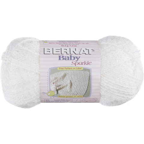 Bernat Baby Yarn Sparkle White, Multipack Of 12