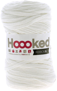 Hoooked Ribbon XL Yarn Pearl White