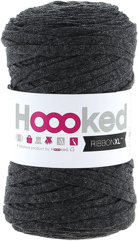 Hoooked Ribbon XL Yarn Charcoal Anthracite