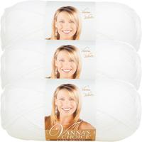 Lion Brand Vanna's Choice Yarn-White, Multipack Of 3