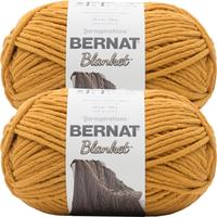 Bernat Blanket Big Ball Yarn Burnt Mustard Multipack Of 2