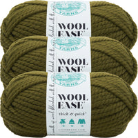 Lion Brand Wool-Ease Thick & Quick Yarn Cilantro Multipack Of 3