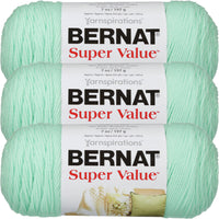 Bernat® Super Value® Yarn Mint Multipack Of 3