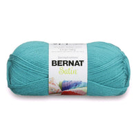 Bernat Satin Yarn Aqua